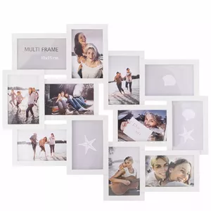 Photo frame Springos PF0006 for 10x15 cm photos, plastic construction, portrait/landscape