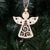 Springos CA0664 Wooden Angel Christmas Tree Ornaments Photo 3