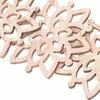 Springos CA0660 Wooden Flower Ornament Set Photo 4