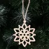 Springos CA0660 Wooden Flower Ornament Set Photo 6