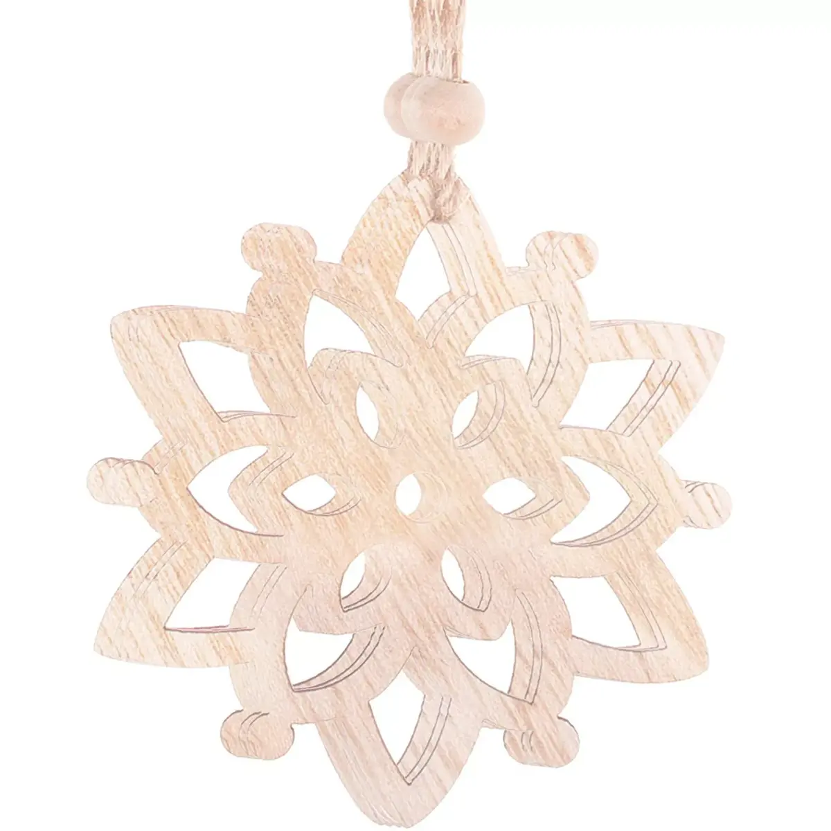 Springos CA0660 Wooden Flower Ornament Set Photo 8