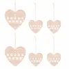 Springos CA0661 Wooden Heart Decorations Photo 6