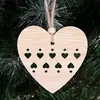 Springos CA0661 Wooden Heart Decorations Photo 8