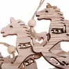 Springos CA0663 Wooden Reindeer Decoration Set Photo 2