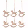 Springos CA0663 Wooden Reindeer Decoration Set Photo 8