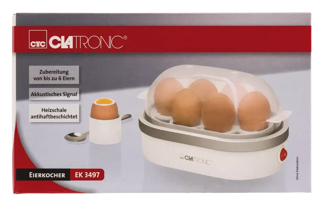 Яйцеварка CLATRONIC HA-EGGBOIL-13 — 6 яиц, 400 Вт Photo 3