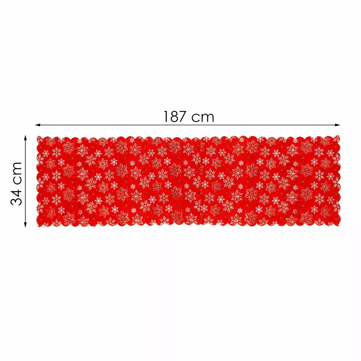 Springos CA0615 Christmas Table Runner 183x36 cm Photo 8