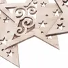 Springos CA0665 Wooden Star Decorations (6 Pieces) Photo 4
