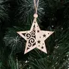 Springos CA0665 Wooden Star Decorations (6 Pieces) Photo 7