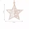 Springos CA0665 Wooden Star Decorations (6 Pieces) Photo 8