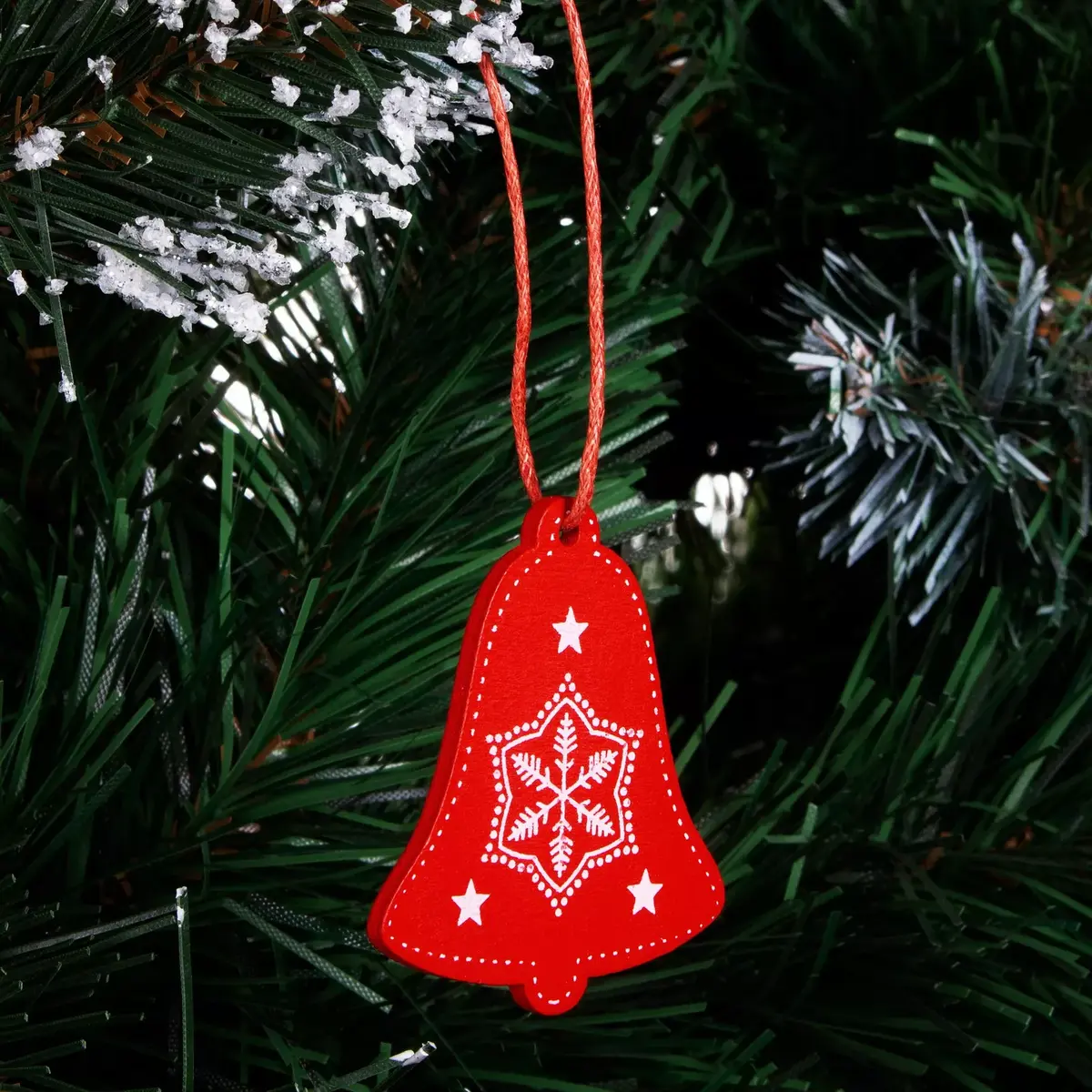 Springos CA0653 Wooden Spring Ornaments - Set of 3 Photo 4