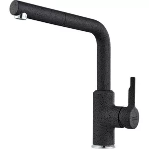 Kitchen faucet Franke Urban Black — pull-out spout, lever handles, height 29.4 cm, spout reach 25.9 cm