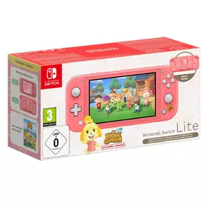 Nintendo Switch Lite Animal Crossing: New Horizons Isabelle Aloha Edition portatīvā spēļu konsole 14 cm (5.5") 32 GB Skārienjūtīgais ekrāns Wi-Fi Koraļļkrāsas