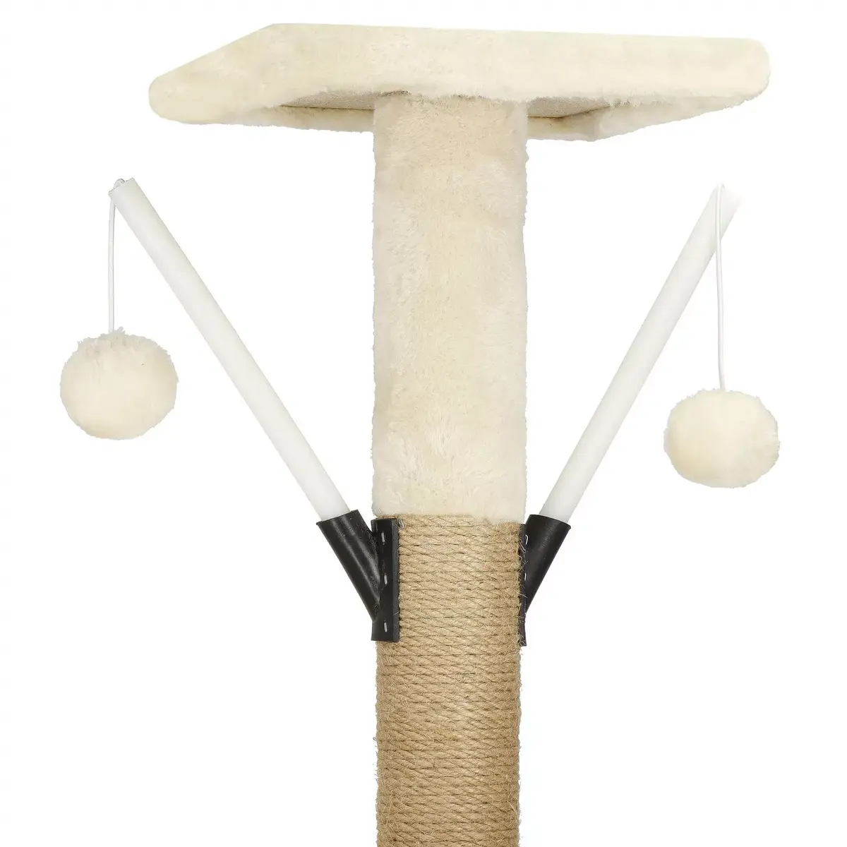Kaķu koks Springos PA1041 136 cm ar mājiņu Photo 9
