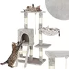 Springos PA1039 когтеточка-дерево, 96 см Photo 6