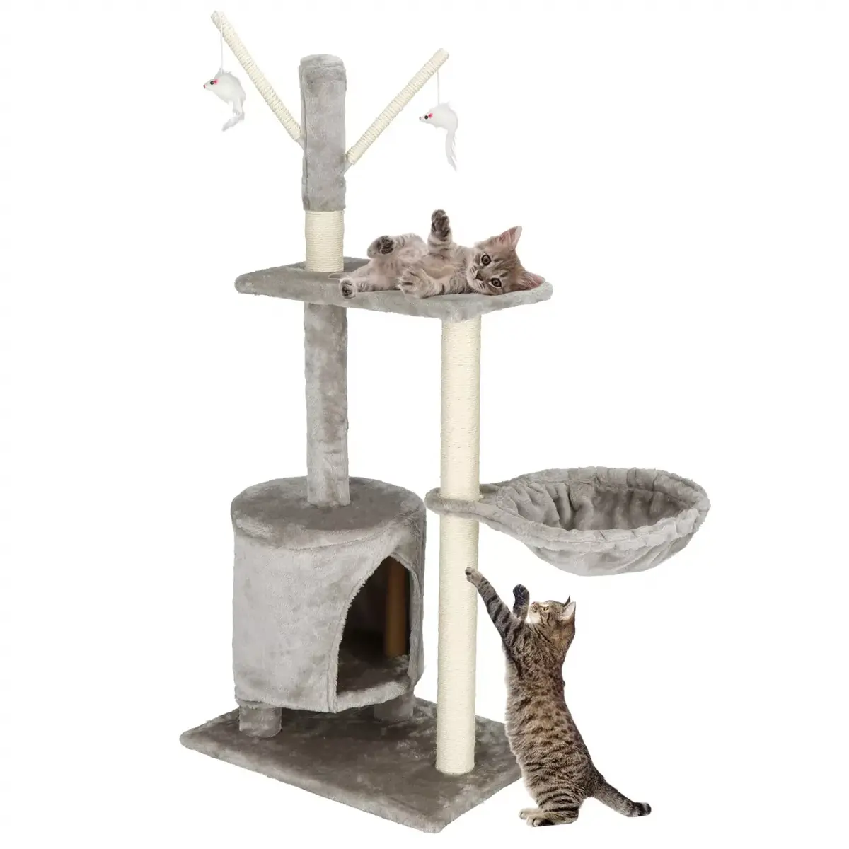 Springos PA1037 wooden multi-level cat house Photo 5