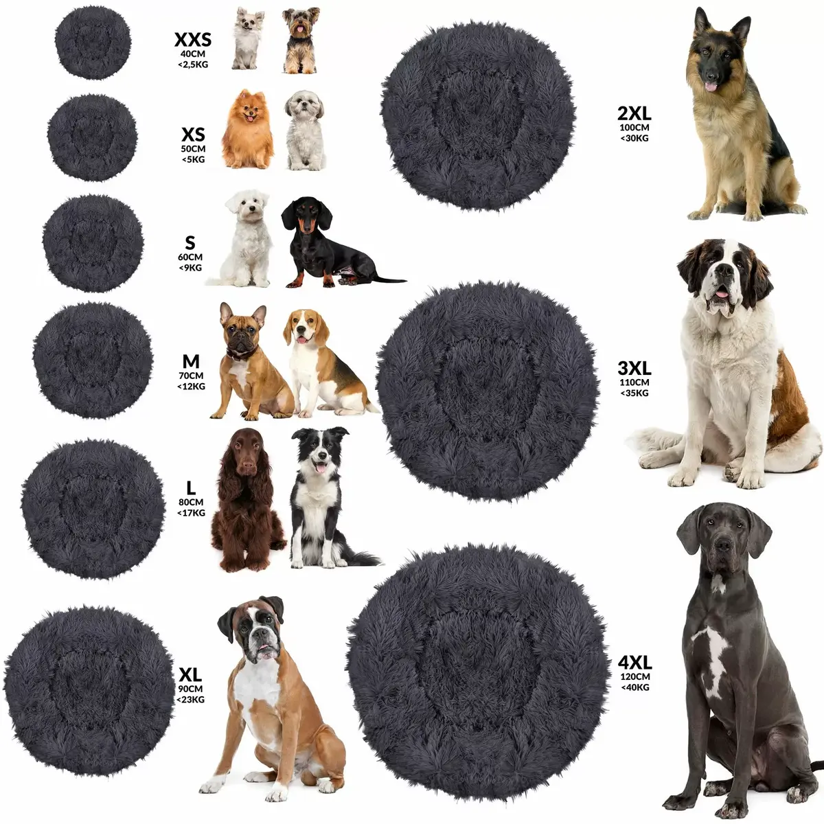 Dog bed Springos PA0128 110 cm Photo 4