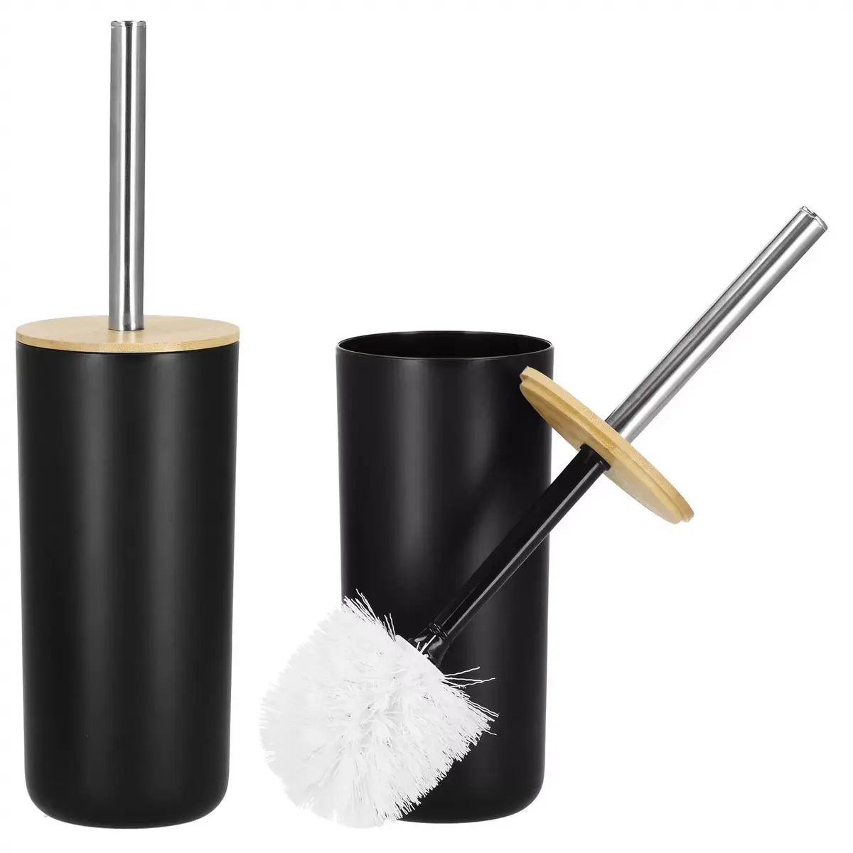 Bathroom set Springos HA5154 — 4-piece plastic, white Photo 10