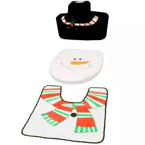 Springos CA0710 Bathroom Accessory Set with Snowman Design