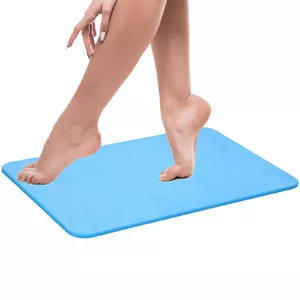Bath mat Springos HA1071 diatomite non-slip blue 60×40×0.9 cm