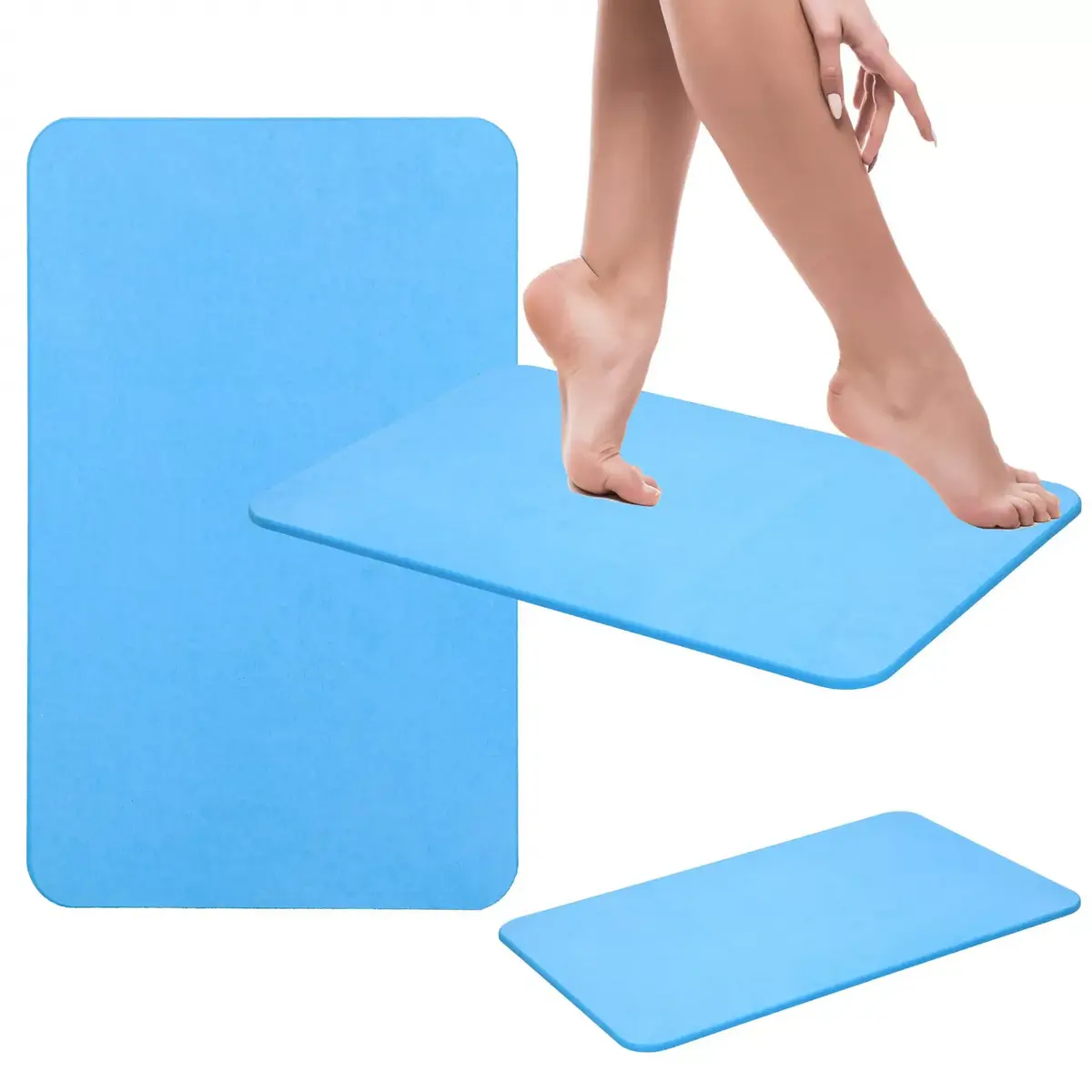Springos HA1071 diatomite bath mat 60×40×0.9 cm Photo 2