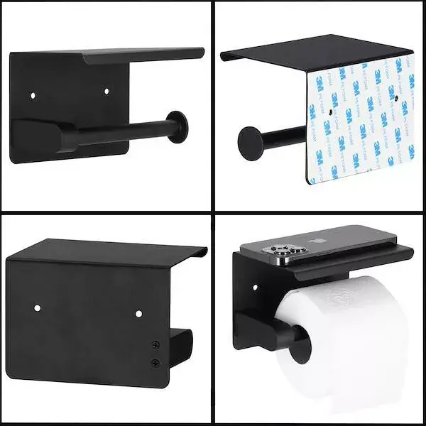 Wall-mounted toilet paper holder Springos HA5152 Photo 4