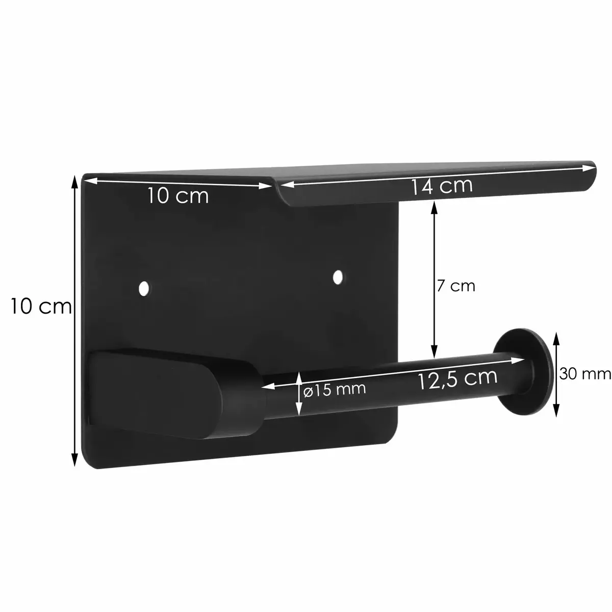 Wall-mounted toilet paper holder Springos HA5152 Photo 5