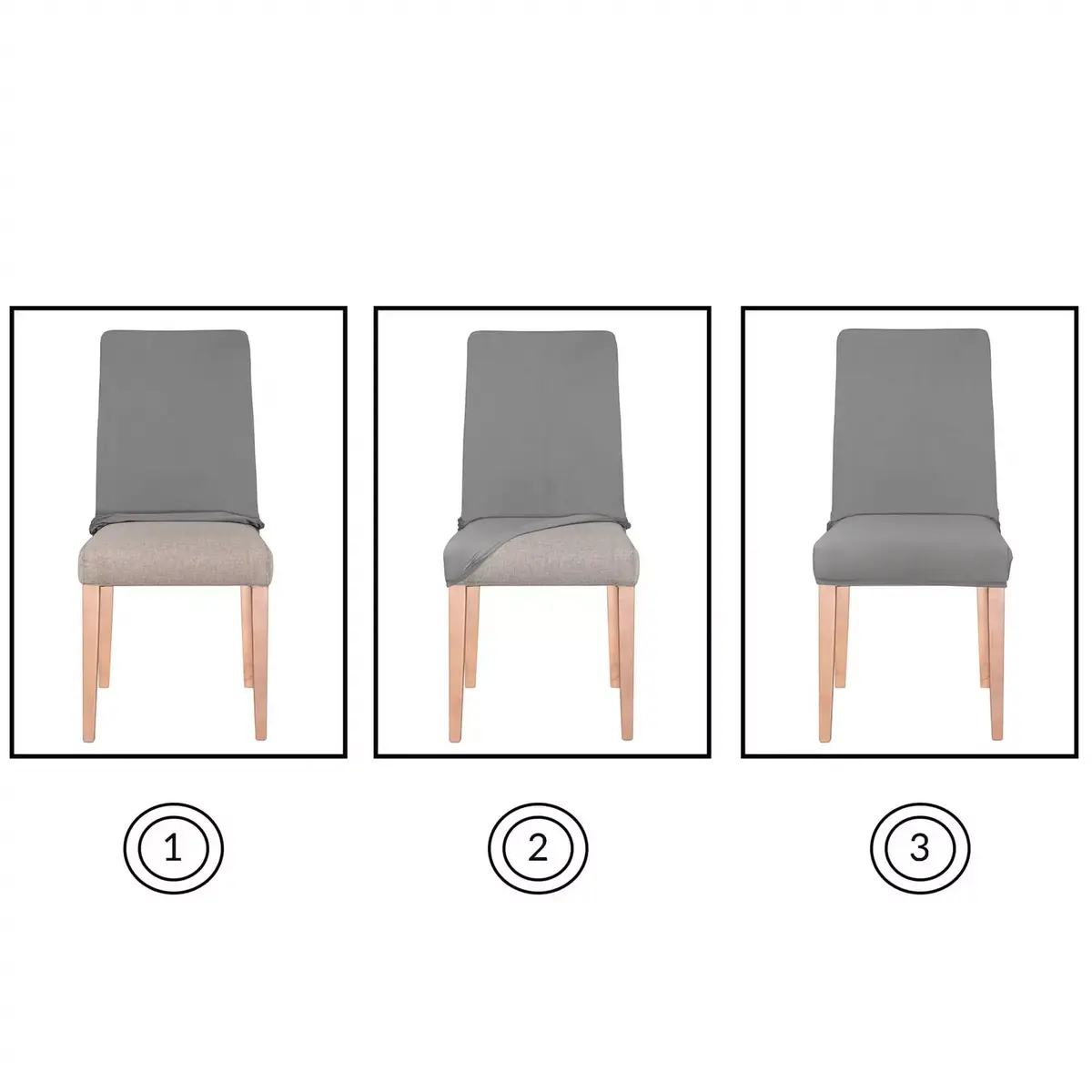 Chair Cover Springos HA7263 — stretchable spandex Photo 7