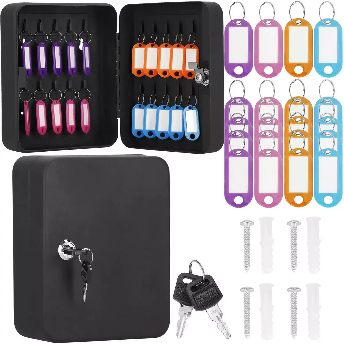 Key storage box Springos HA5029 metal black Photo 10