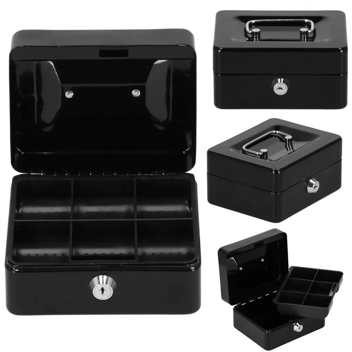 Springos HA5038 Desktop Metal Money Box Photo 5