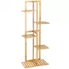 Деревянная прямоугольная клумба Springos GA0199 Photo 6