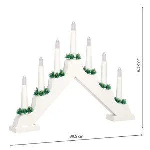 Светодиодный адвент-подсвечник Springos CL0859 на 7 свечей