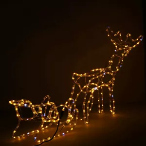 Гирлянда Springos Lighting Reindeer CL1224 с 264 светодиодами, декоративный новогодний мотив
