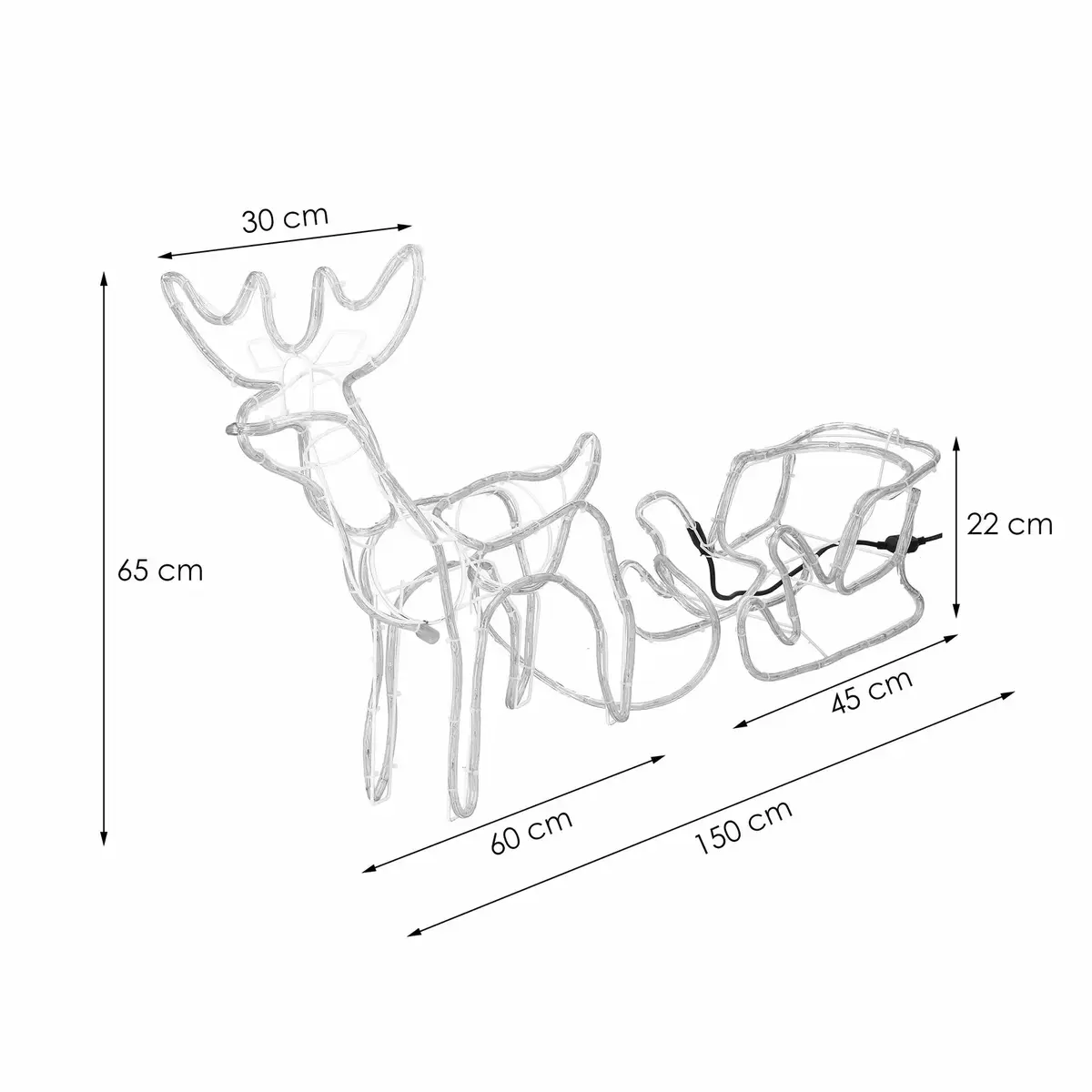 Гирлянда Springos Lighting Reindeer CL1224 Photo 3