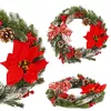 Springos CA1020 Decorative Holiday Wreath 40 cm Photo 3