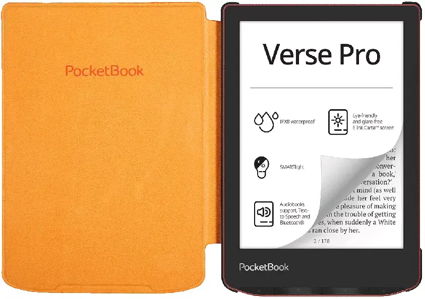 PocketBook Folio Case Shell 6" — oranžs Photo 3