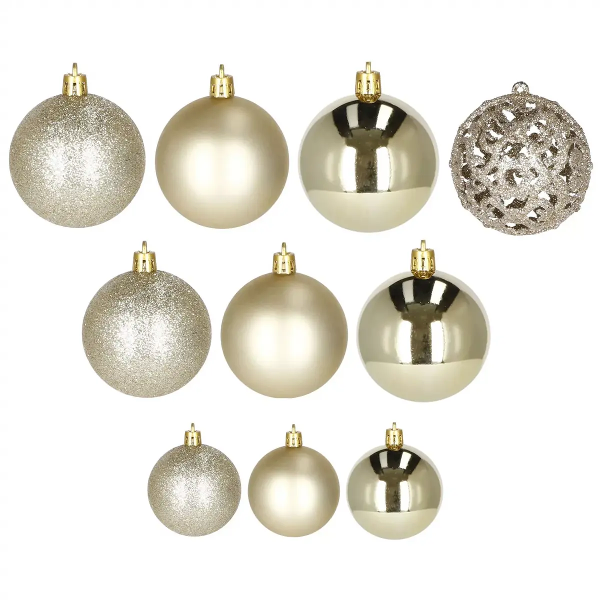 Springos Christmas balls CA0132 — 100 gab., 6/4/3 cm Photo 8