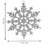 Springos CA0755 Hanging Snowflake Decorations - Set of 3 Photo 8