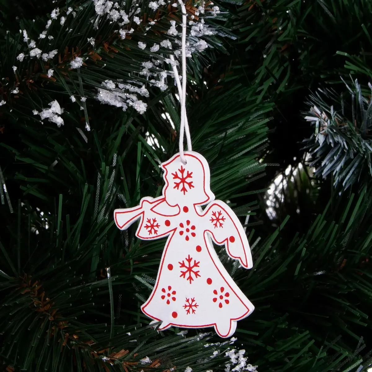 Springos CA0655 Wooden Ornament 3-Piece Set Photo 2