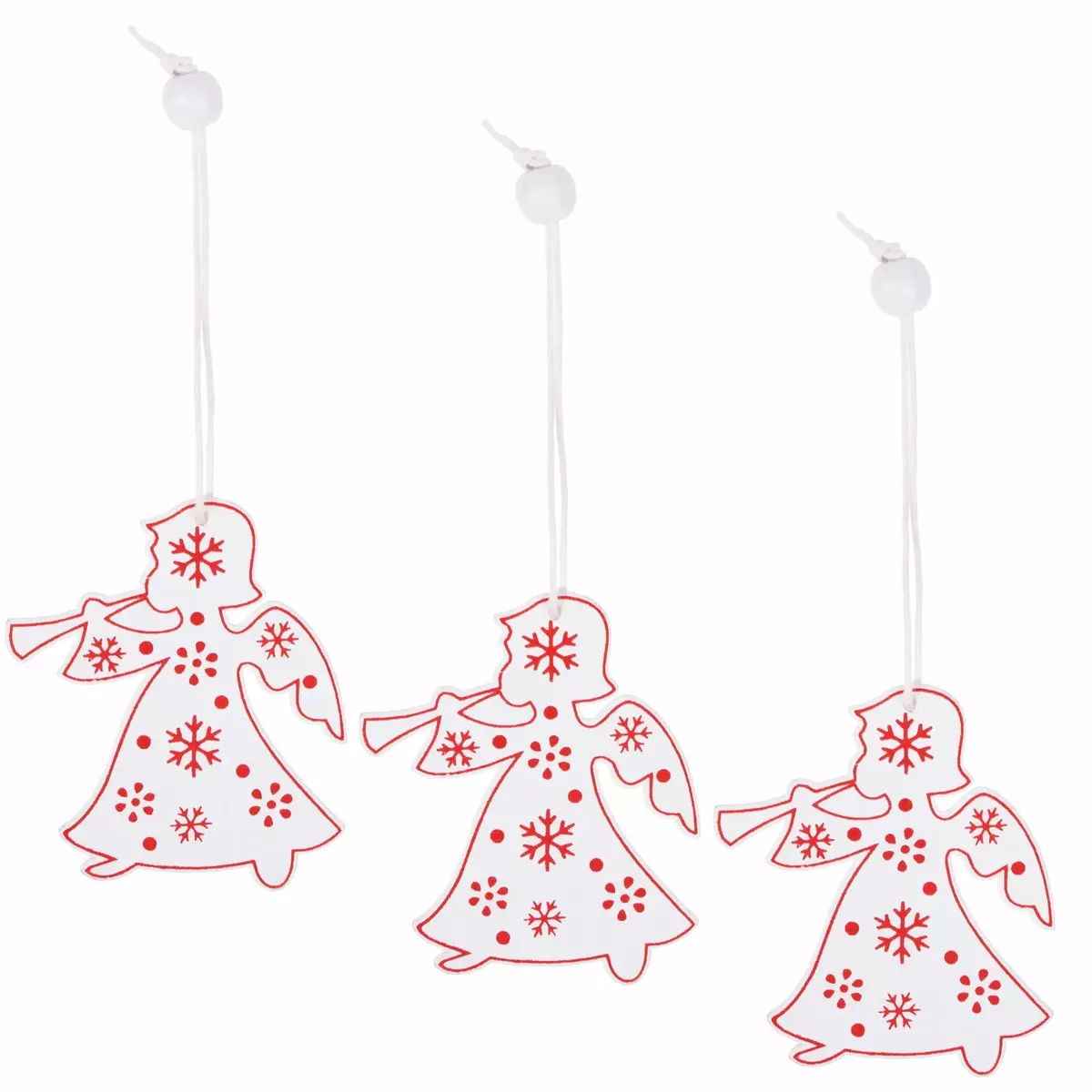Springos CA0655 Wooden Ornament 3-Piece Set Photo 6