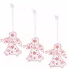 Springos CA0655 Wooden Ornament 3-Piece Set Photo 6