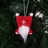 Springos CA0626 Glass Christmas Ornament Red Gnome Photo 2