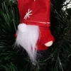 Springos CA0626 Glass Christmas Ornament Red Gnome Photo 3