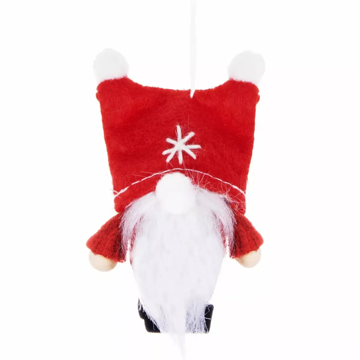 Springos CA0626 Glass Christmas Ornament Red Gnome Photo 4