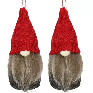 Новогоднее украшение Springos CA0668 Гном, настольная фигурка