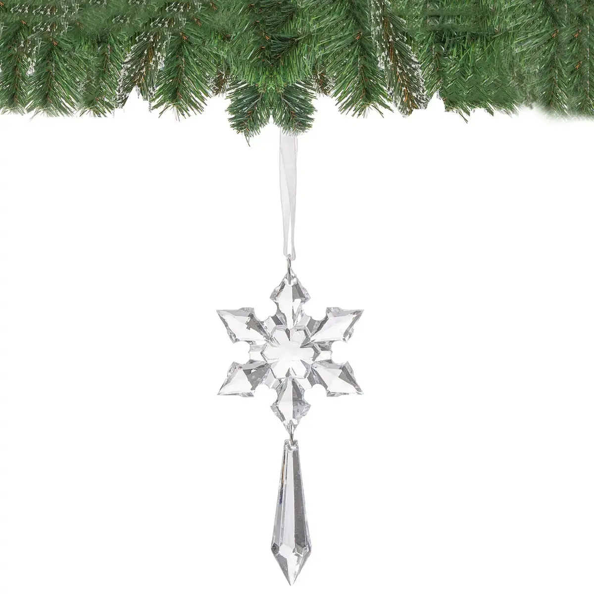 Springos CA0077 Crystal Icicle Ornaments 13 cm Photo 2