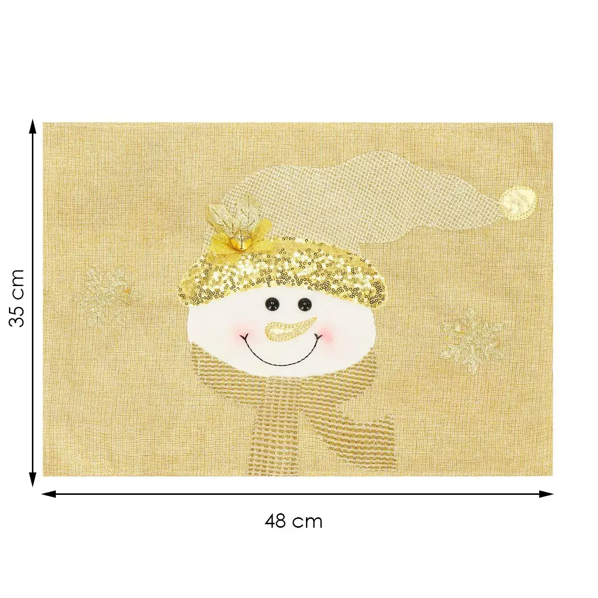 Springos CA0707 Table Pad - Snowman Design Photo 5