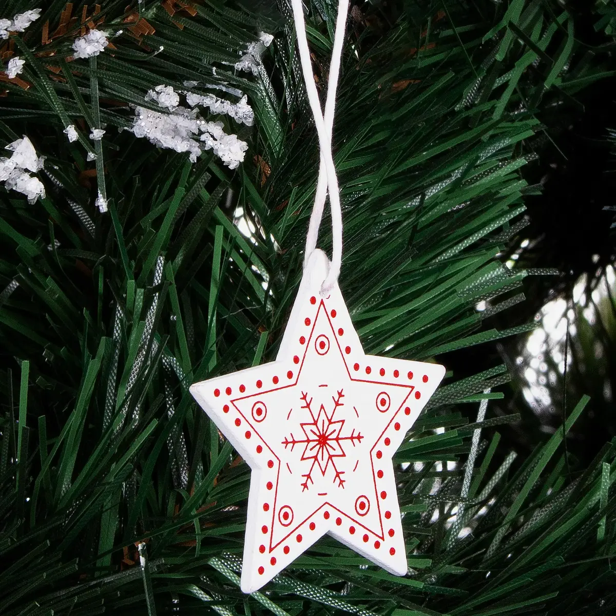 Springos CA0658 Wooden Christmas Stars 5 cm Photo 4