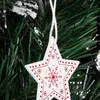 Springos CA0658 Wooden Christmas Stars 5 cm Photo 5
