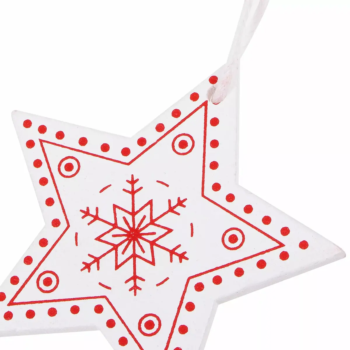 Springos CA0658 Wooden Christmas Stars 5 cm Photo 6